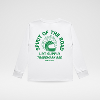THE SPIRIT RIDER LONG SLEEVE TEE - WHITE