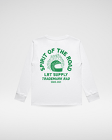 THE SPIRIT RIDER LONG SLEEVE TEE - WHITE