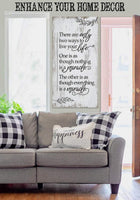 There Are Only Two Ways - Canvas