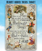 There Is A Place Like No Place On Earth - Metal Sign