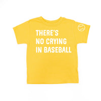 There's No Crying In Baseball (sd) - Custom Number - Child Tee