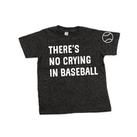 There's No Crying In Baseball (sd) - Custom Number - Child Tee