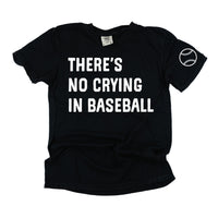 There's No Crying In Baseball (sd) - Custom Number - Comfort Colors Tee