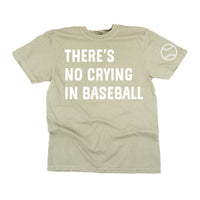 There's No Crying In Baseball (sd) - Custom Number - Comfort Colors Tee