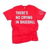 There's No Crying In Baseball (sd) - Custom Number - Comfort Colors Tee