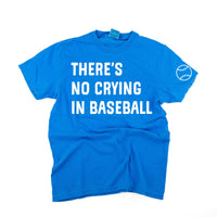There's No Crying In Baseball (sd) - Custom Number - Comfort Colors Tee
