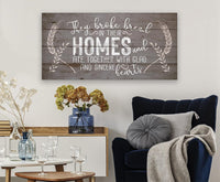 They Broke Bread - Canvas