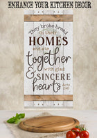 They Broke Bread - Canvas