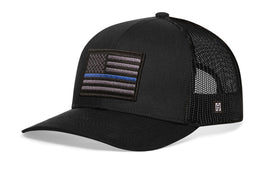 Thin Blue Line Trucker Hat  |  Police Tactical Snapback