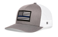 Thin Blue Line Trucker Hat  |  Police Snapback