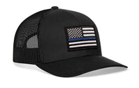 Thin Blue Line Trucker Hat  |  Police Snapback