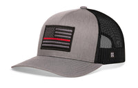 Thin Red Line Trucker Hat  |  Fire Tactical Snapback