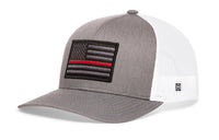 Thin Red Line Trucker Hat  |  Fire Tactical Snapback