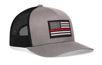 Thin Red Line Trucker Hat  |  Fire Snapback