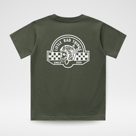 TIL DEATH DO WE RIDE TEE - OLIVE