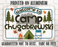Camp Chugabrewski - Metal Sign