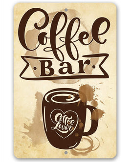 Coffee Bar Coffee Lover - Metal Sign