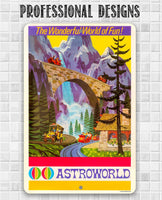 AstroWorld Alpine Sleigh Ride - Metal Sign