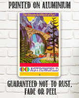 AstroWorld Alpine Sleigh Ride - Metal Sign