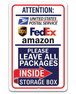 Postal Sign - Metal Sign