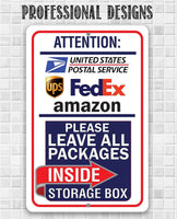Postal Sign - Metal Sign