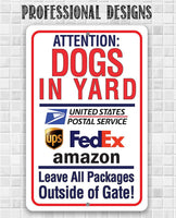 Postal Sign Design - Metal Sign