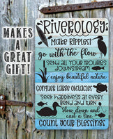 Riverology - Metal Sign