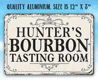 Personalized - Bourbon Tasting Room - Metal Sign