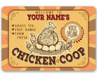 Personalized - Chicken Coop - Metal Sign