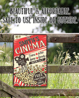 Personalized - Cinema Retro - Metal Sign