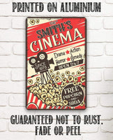 Personalized - Cinema Retro - Metal Sign