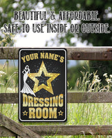Personalized - Dressing Room - Metal Sign