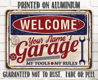 Personalized - Garage - Metal Sign