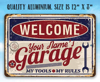 Personalized - Garage - Metal Sign