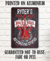Personalized - Rock & Roll - Metal Sign