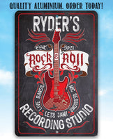 Personalized - Rock & Roll - Metal Sign