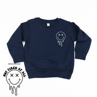 Not Tired At All (w/ Melty X Eye Smiley) - Child Sweater
