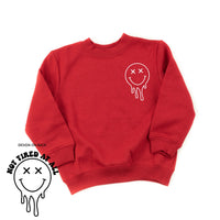 Not Tired At All (w/ Melty X Eye Smiley) - Child Sweater