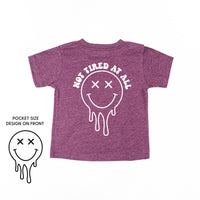 Not Tired At All (w/ Melty X Eye Smiley) - Child Tee