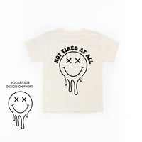 Not Tired At All (w/ Melty X Eye Smiley) - Child Tee