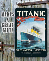 Titanic Poster - Metal Sign