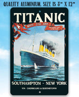 Titanic Poster - Metal Sign