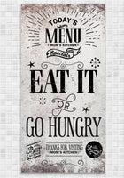 Today's Menu Vertical - Canvas