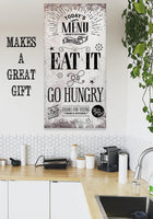 Today's Menu Vertical - Canvas
