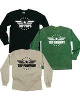 Top _____ - PERSONALIZE IT! - LONG SLEEVE Comfort Colors Tee