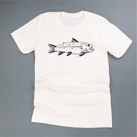 Hand Drawn Brook Trout - Unisex Tee