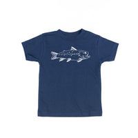 Hand Drawn Brook Trout - Child Tee