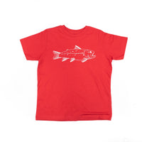 Hand Drawn Brook Trout - Child Tee