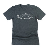 Hand Drawn Brook Trout - Unisex Tee