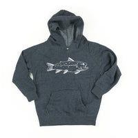 Hand Drawn Brook Trout - Child HOODIE